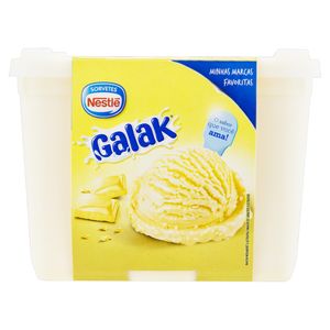 Sorvete Nestlé Galak Chocolate Branco 1,5L