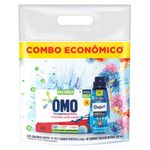 Kit-Detergente-em-Po-Omo-Lavagem-Perfeita-Caixa-1-6kg-e-Amaciante-Concentrado-para-Roupas-Comfort-Cuidado-Intensivo-500ml