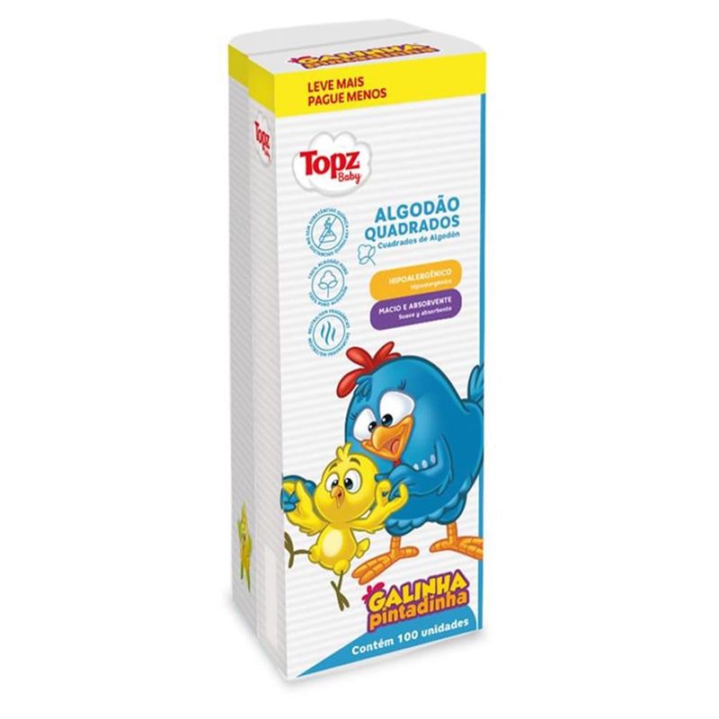 Algodao-Topz-Galinha-Pintadinha-Quadrado-Leve-100-Pague-90-Unidades