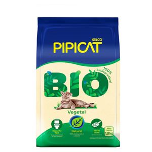 Areia Higiênica Pipicat Bio Vegetal Granulada 1,8kg