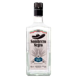Tequila Sombrero Negro Silver 750ml