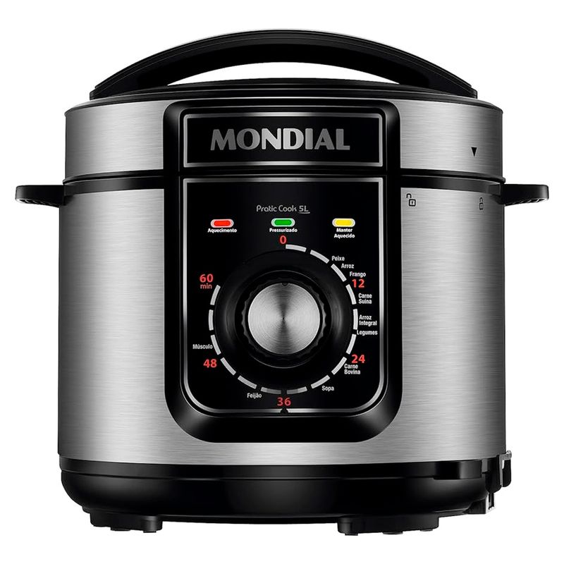 Panela-de-Pressao-Eletrica-Mondial-Pratic-Cook-Preta-5L-220V