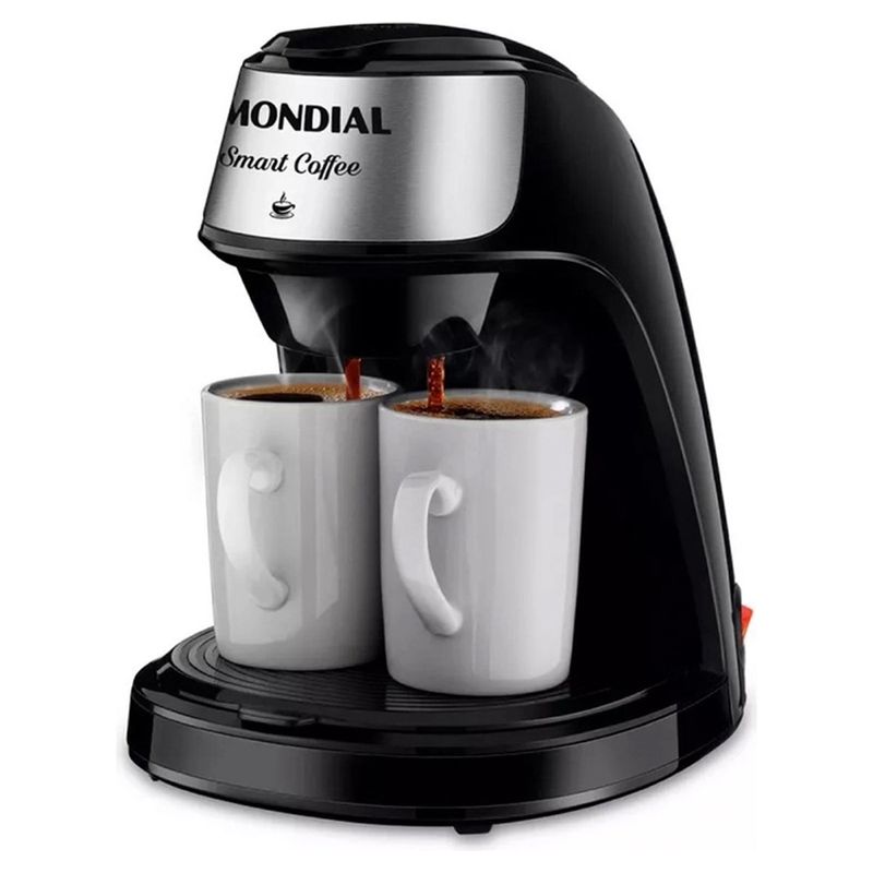 Cafeteira-Eletrica-Mondial-Smart-Coffee-Preta-110V-RefC-42-2X-BI
