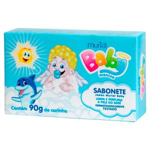Sabonete em Barra Infantil Muriel Baby Menino 90g