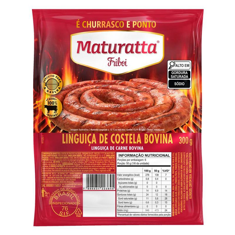 Linguica-Bovina-Maturatta-Congelada-300g