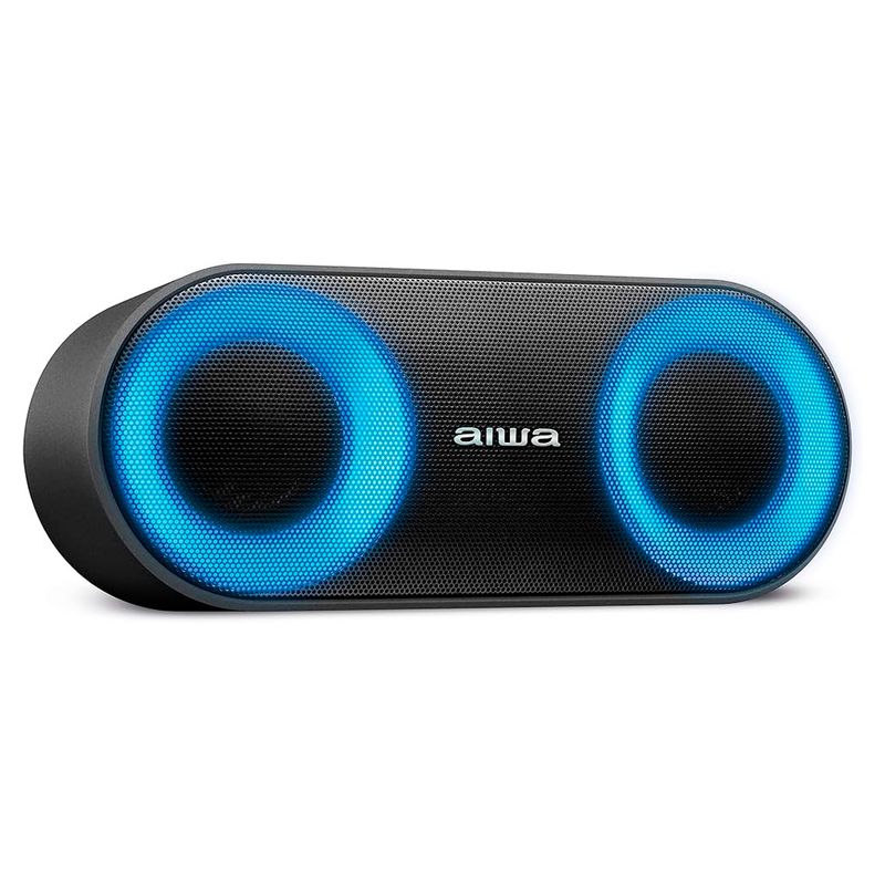 Caixa de Som Aiwa Speaker Bluetooth IP65 Luzes Multicores | Ref