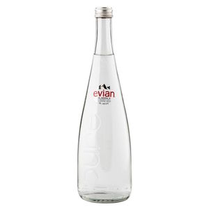 Água Mineral Evian sem Gás Vidro 750ml