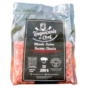 Manta Suína Linguiçaria do Chef com Bacon 200g