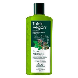 Shampoo Think Vegan Controle de Queda Ervas Milenares 400ml