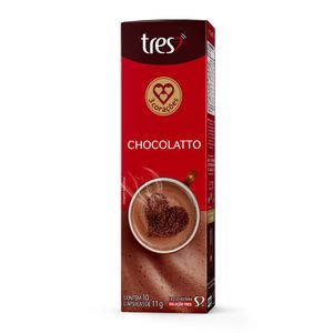 Cápsula de Chocolate Quente Chocolatto | Com 10 Unidades 3 Corações