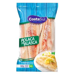 Filé de Polaca do Alasca Costa Sul Congelado 500g