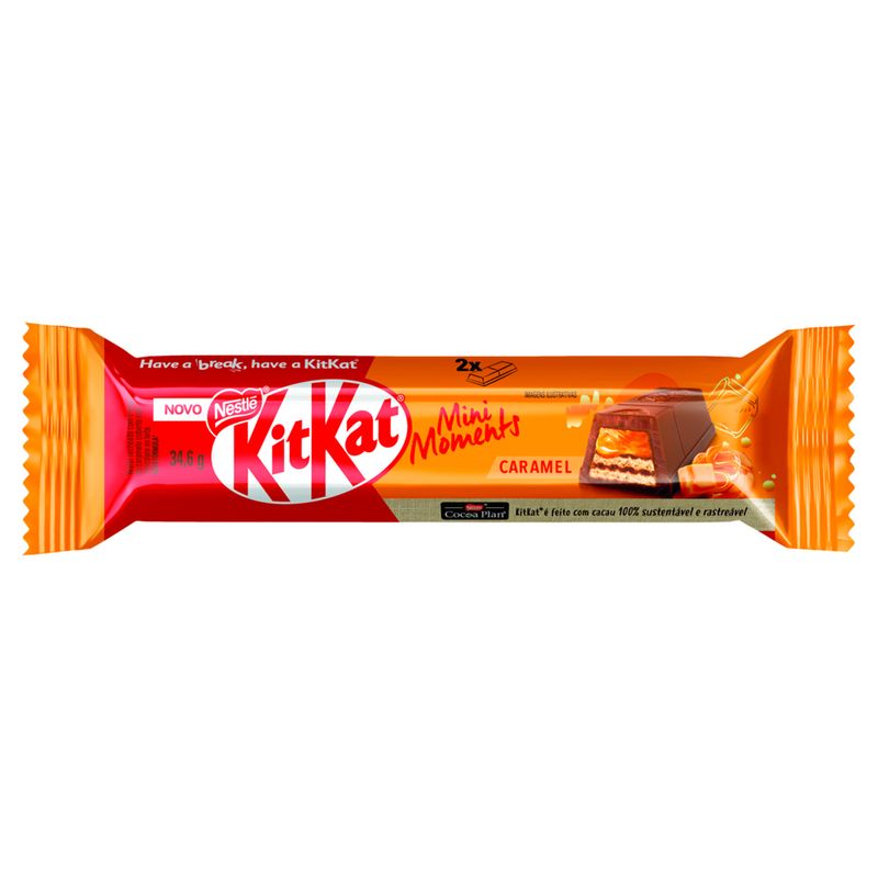 Chocolate Nestlé Kit Kat Mini Moments Caramel 34,6g - Supermercado