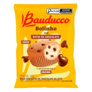 Bolinho Bauducco Gotas de Chocolate ao Leite 40g