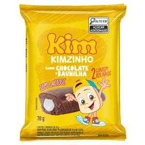 Bolinho Kim Chocolate com Recheio de Baunilha 80g