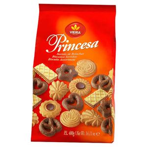 Biscoito Doce Vieira Princesa Sortidos 400g