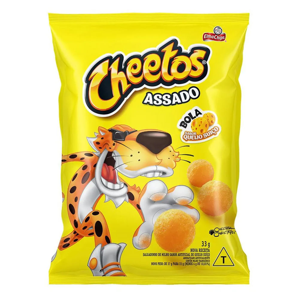 Salgadinho Cheetos Bola Queijo Suíço 33g Supermercado Coop