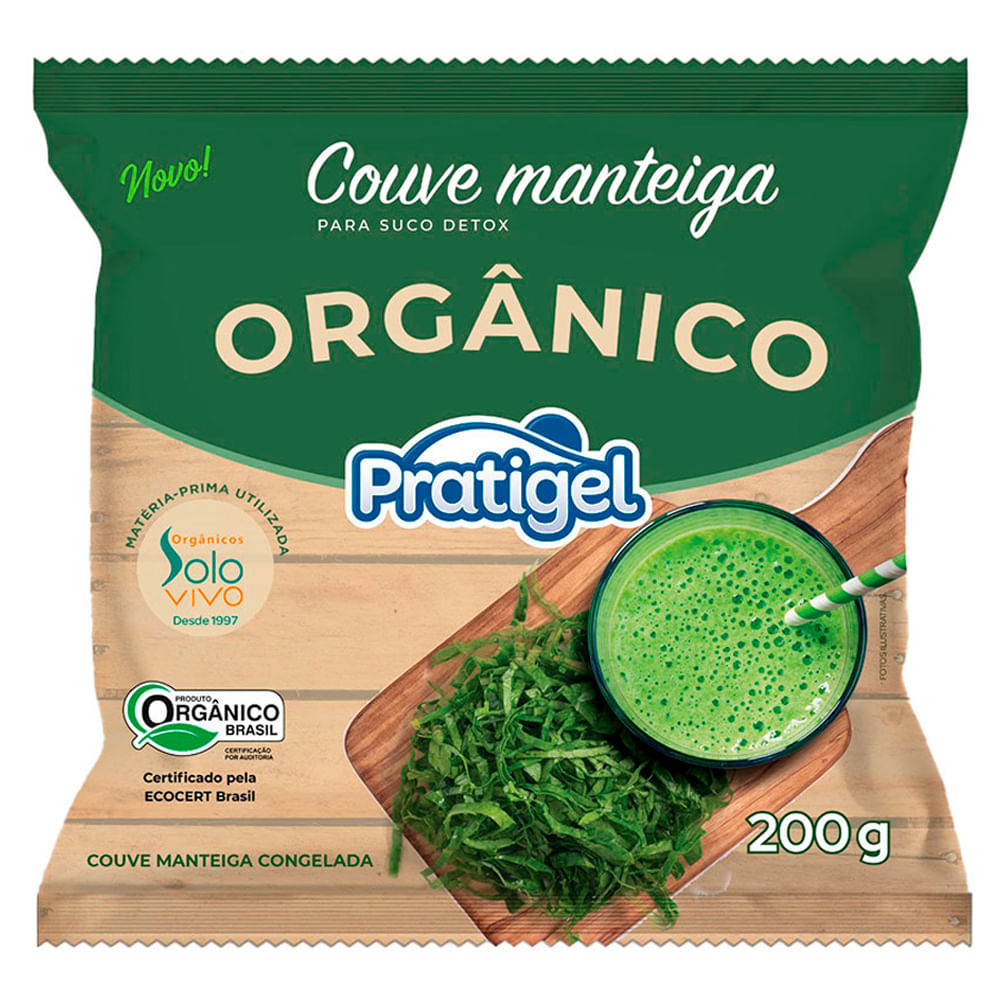 Couve Manteiga Congelado Pratigel Orgânico 200g