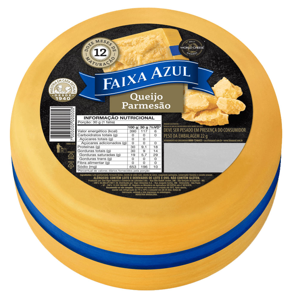 Queijo Parmesão Faixa Azul kg - Supermercado Coop