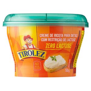 Creme de Ricota Tirolez Zero Lactose 150G