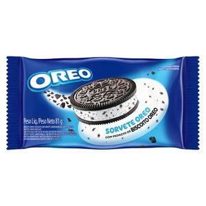 Sorvete Oreo Biscoito de Chocolate 81g