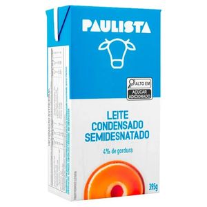 Leite Condensado Paulista Semidesnatado 395g