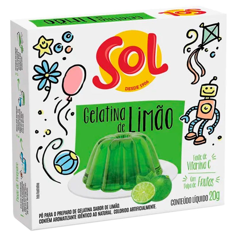 Gelatina-Sol-Limao-20g