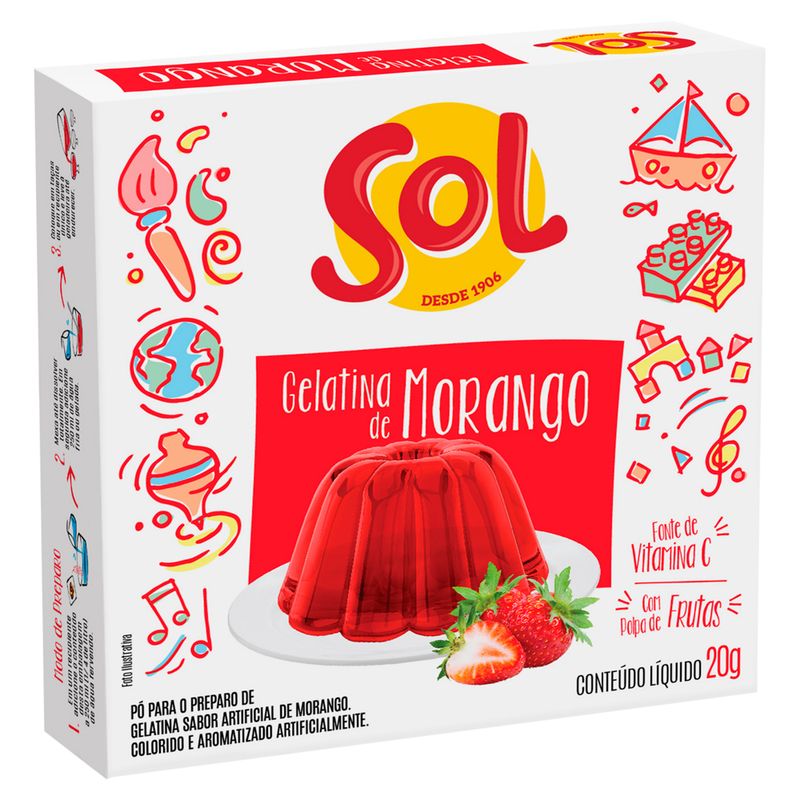Gelatina-Sol-Morango-20g