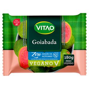 Goiabada Vitao Zero Açúcar Tablete 180g