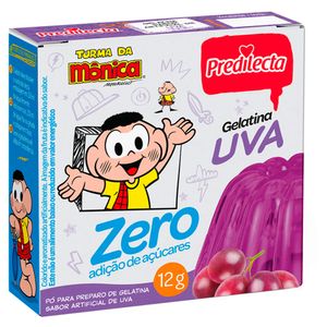 Gelatina Predilecta Zero Açúcar Uva 12g