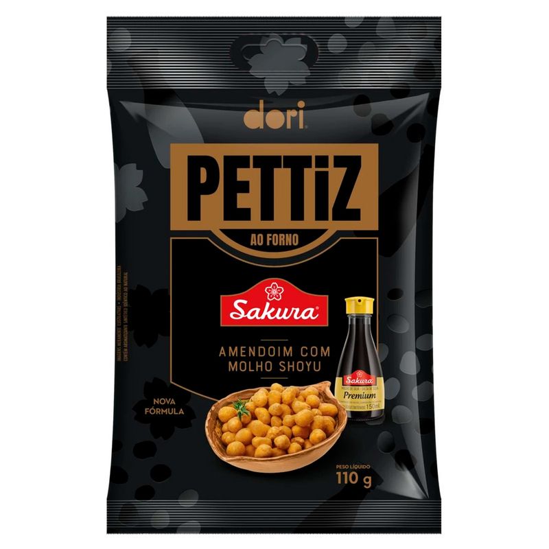 Amendoim-Dori-Pettiz-Sakura-com-Molho-Shoyo-110g