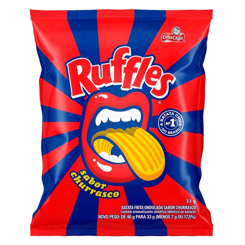 Batata-Chips-Ruffles-Churrasco-33g