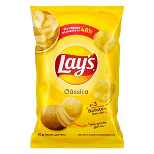 Batata Chips Lay's Clássica 70g