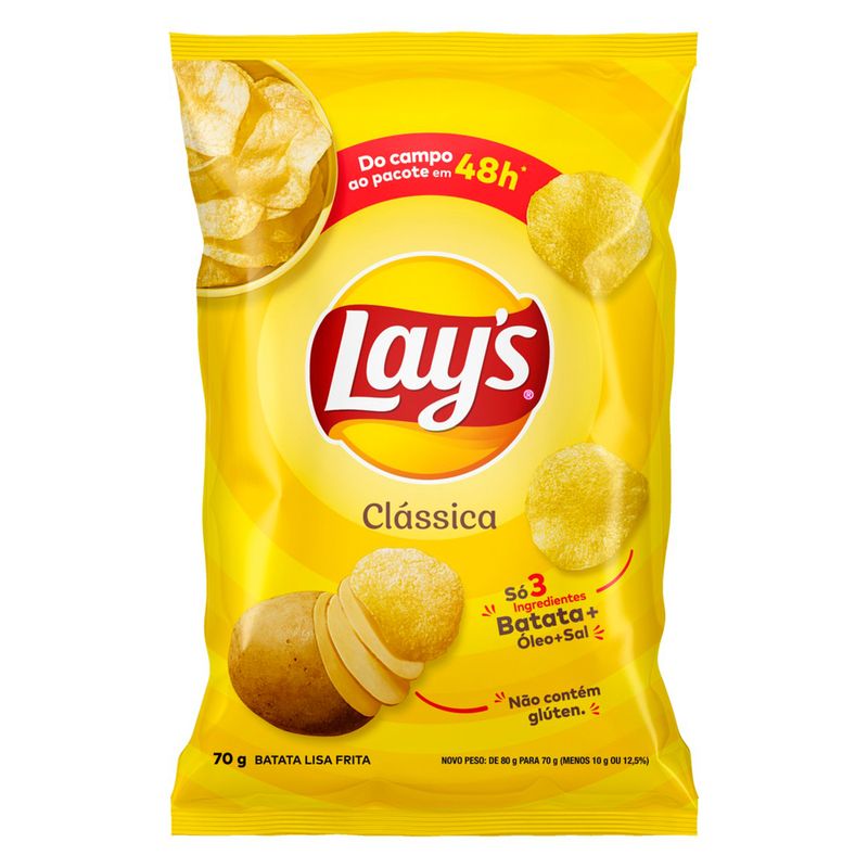 Batata-Chips-Lays-Classica-70g