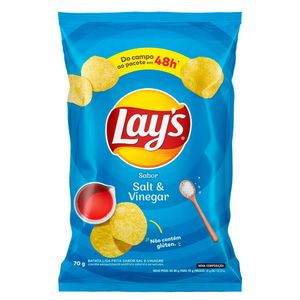 Batata Chips Lay's Sal e Vinagre 70g