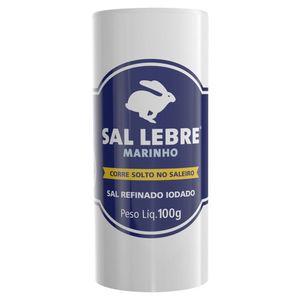 Sal Refinado Lebre Marinho Iodado 100g
