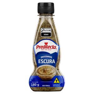 Mostarda Predilecta Escura Squeeze 180g