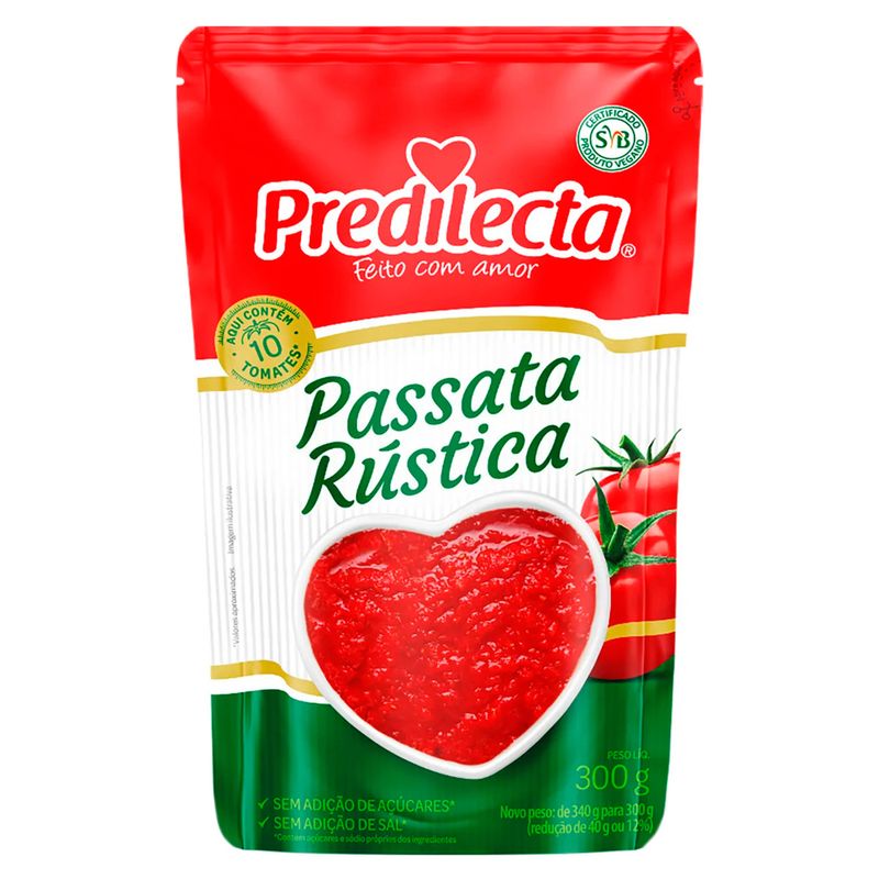 Molho-de-Tomate-Predilecta-Passata-Rustica-300g