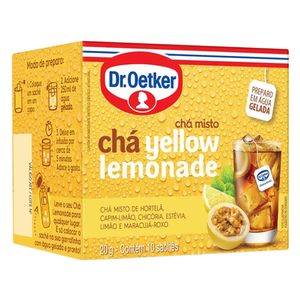 Chá Dr. Oetker Yellow Lemonade | Com 10 Sachês