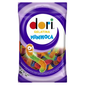 Bala de Gelatina Dori Minhoca 60g