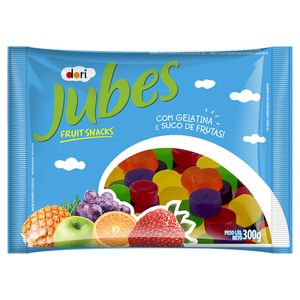 Bala de Goma Jubes Fruit Snacks 300g