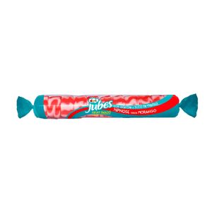 Bala de Goma Jubes Fruit Snacks Hipnose Morango Dori 48g