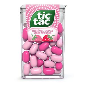 Pastilha Morango e Creme Tic Tac 14,5g