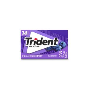 Chiclete Blueberry Zero Açúcar Trident 25,2g