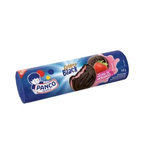 Biscoito Panco Golden Black Mousse de Morango 140g