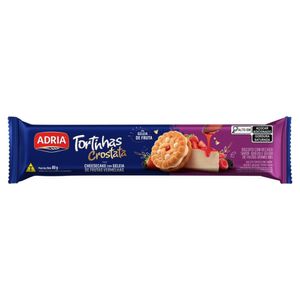 Biscoito Tortinhas Cheesecake com Geleia de Frutas Vermelhas Adria 80g