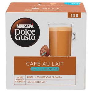 Cápsula de Café Au Lait Desnatado Dolce Gusto com 10 Unidades 100g