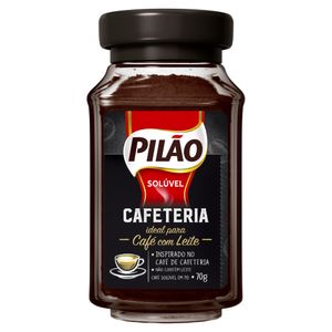Café Solúvel em Pó Pilão Cafeteria 70g