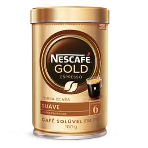 Café Solúvel Espresso Suave Nescafé Gold 100g