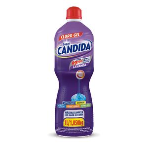 Cloro em Gel Lavanda Super Candida 1 Litro