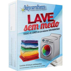 Lenço Antimancha Hiperclean 20 Unidades